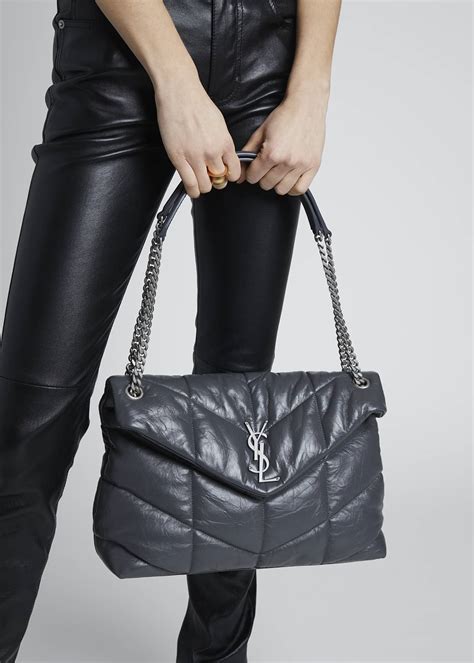 ysl white puffer bag|YSL puffer bag large.